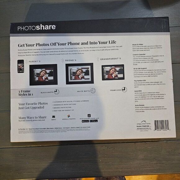 Simply Smart Home PhotoShare 10.1" Full HD Wi-Fi Smart Digital Picture Frame - Picture 13 of 16